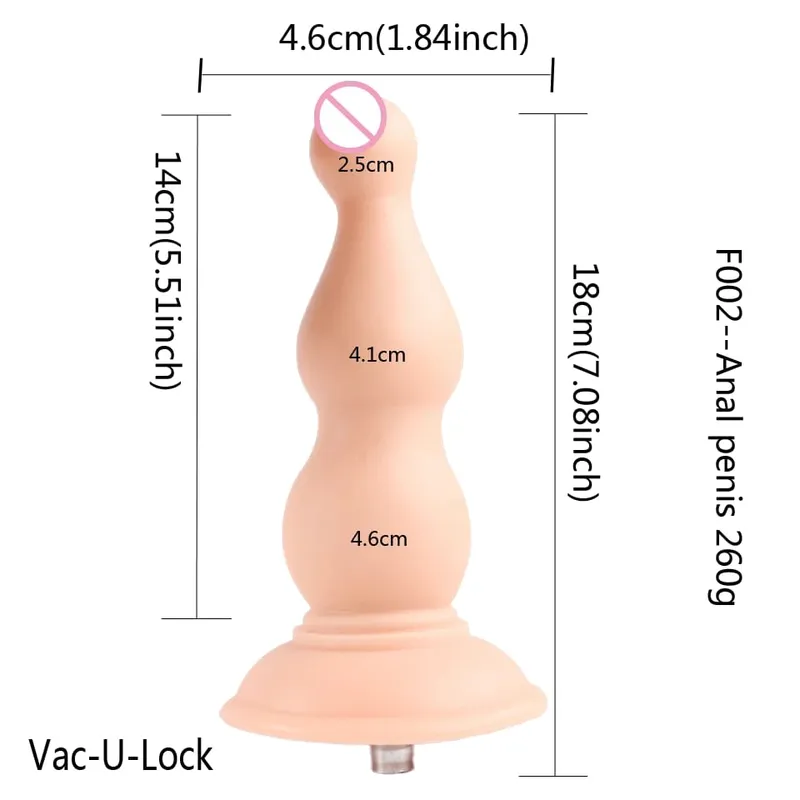 38 Noiseless Premium Sex Machine Attachments VAC-U-Lock Dildo Attraction Cup Female Sex Machine Sex Products