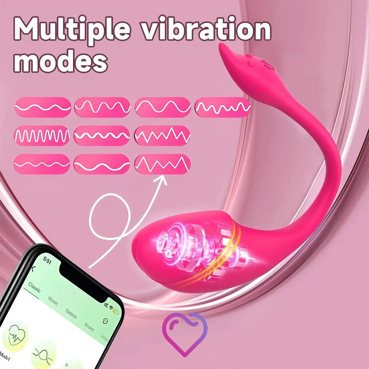 Luxurious Field APP Control Vibrator Clitoris Stimulator for Women Female G Spot Vagina Vibrating Massager Beginner Sex Toys