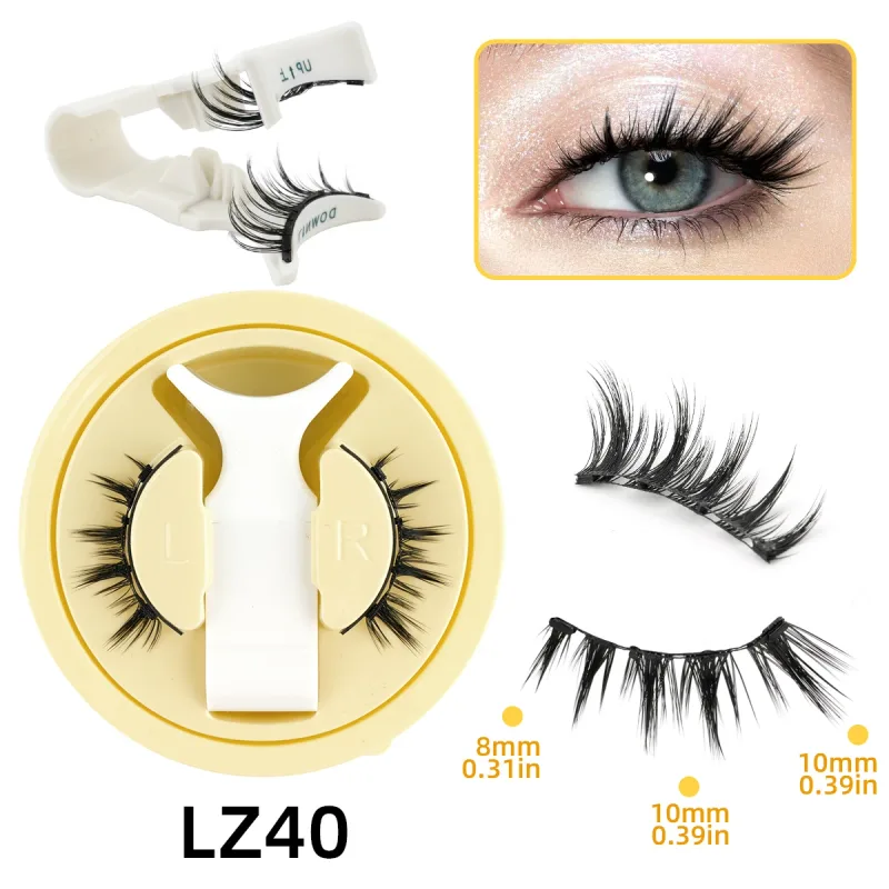 1 Set Magnetic Eyelashes Reusable Cat Eye Magnetic Lash Cosplay Sensitive Eye Friendly Natural Curler False Lashes Make Up Tool — image 19