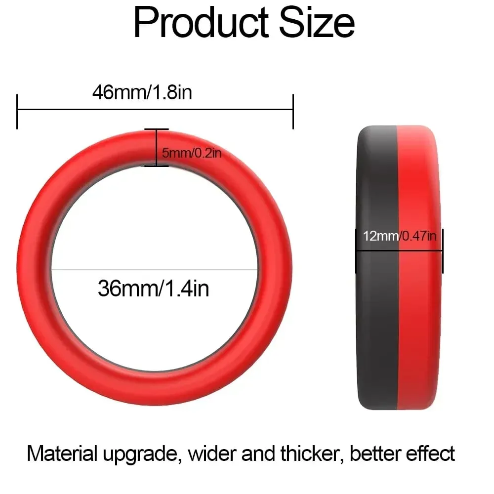 1/3 Pcs Men Penis Ring Silicone Cock Rings Male Lock Ejaculation Scrotal Ball Stretcher Anillo Hombre Cockring Sex Toys For Men — image 3