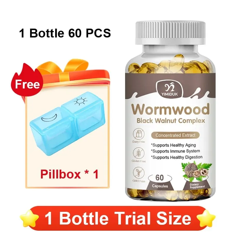 Premium Wormwood Cleanse Supplement with Black Walnut Clove & Quassia Supports Intestinal Health Detox & Digestive Balance — image 8
