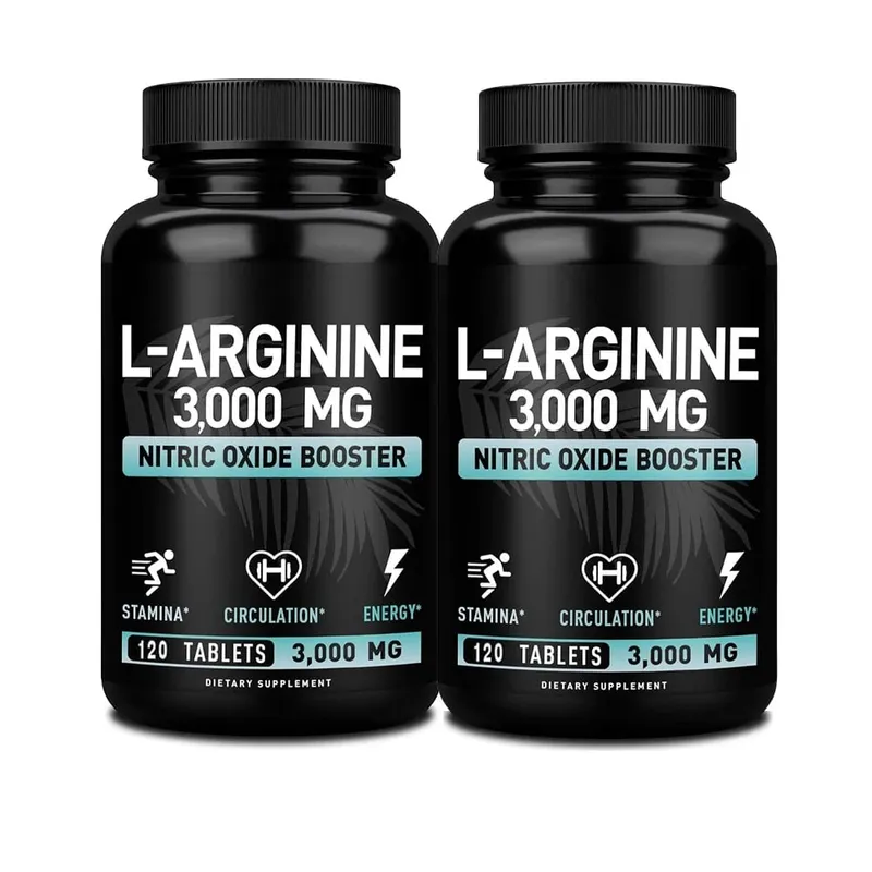 L Arginine 3000mg for Men Women Muscle Mass Supplement for Endurance Energy and Heart Health Support During Exercise Non-GMO — image 8