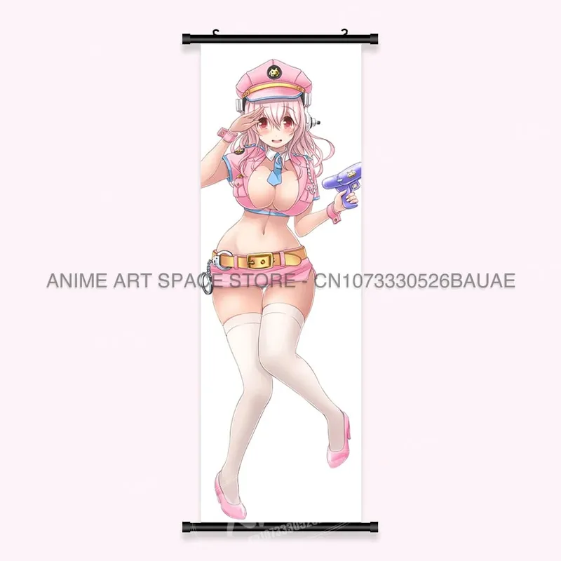 Video game Wall Artwork Canvas Scrolls Picture Anime Movie Role Poster Hanging Painting Print Home Decoration For SUPER SONICO