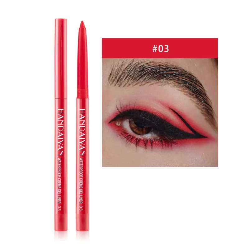 1PC White Matte Eyeliner Gel Pen Long Lasting Waterproof Eye Liner Pencil Mabilis na pagkatuyo Hindi-smudge Eye Makeup para sa mga Babaeng Cosmetics — image 9