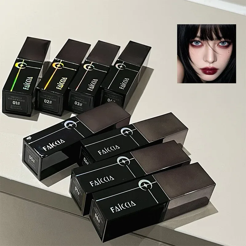 8 สี Glitter Watery Lip GLOSS Diamond Pearlescent METALLIC ลิปสติก Lasting Moisturizing ไม่เหนียวเหนอะหนะแต่งหน้าปาร์ตี้ฮาโลวีน
