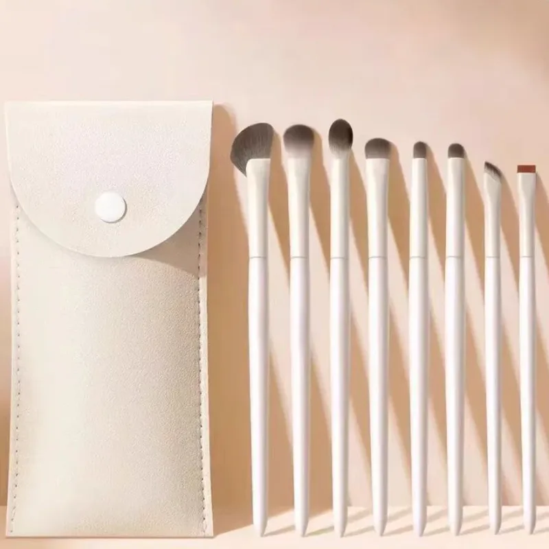 Eye Shadow Brush Set for Beginners Including Color Application Under-Eye Liner and Blending Detail Brushes