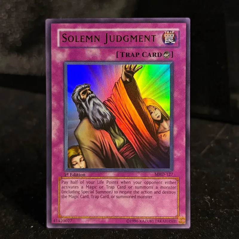 YuGiOh! TCG Cyber-Stein EN001 Shonen Jump Championship Limited Edition Ultra Rare Solemn Judgment Paladin Vintage YGO Foil Card — image 22