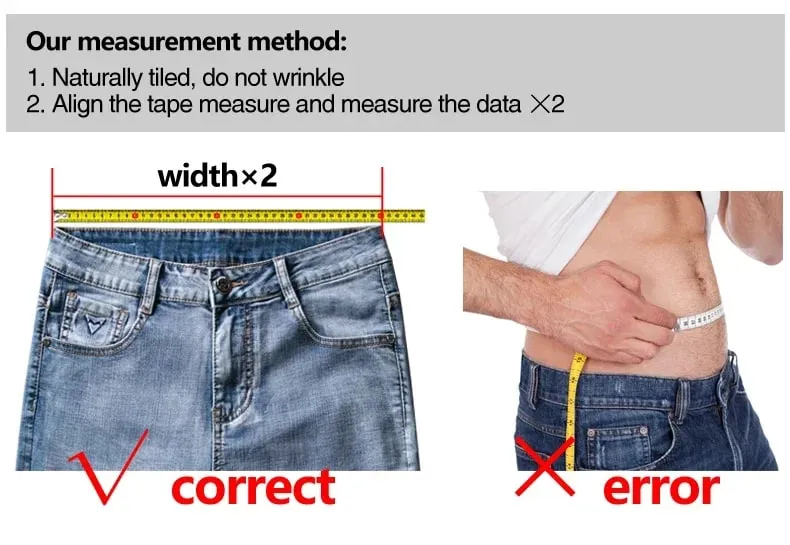 Printemps nouveaux hommes jean droit confortable élastique décontracté affaires travail pantalon rétro bleu mode coupe lavé Denim pantalon — image 9