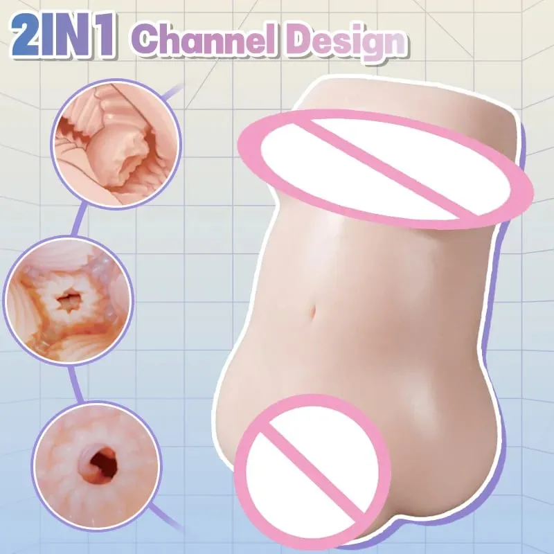 The Bride's First Night Breakthrough Male Masturbator Pocket Vagina Adult Sex Toy Stimulator Triple Entrance Experience Gentle — image 2