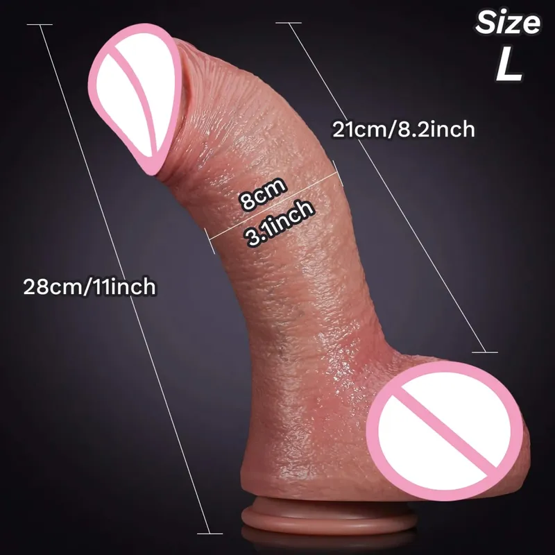 Big Realistic Silicone Dildo with Suction Cup G-Spot Anal Dildos Strapon Dick Butt Plug Masturbat Adult Sex Toys for Man Women — image 13
