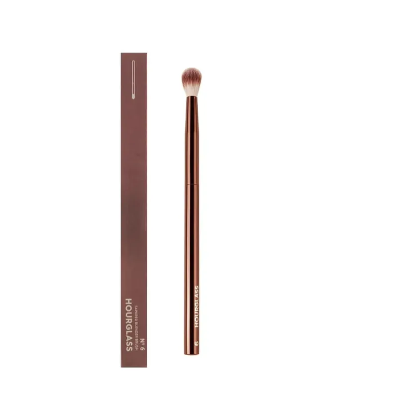 1pc Hourglass Powder Contour Makeup brushes Foundation Blusher Make up brush metal handle Concealer Bronzer high end with box — image 29
