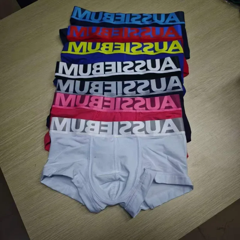 2026 Fashion Men's Cross-border Europe, America, Simple Fashion Men's Classic briefs Cotton Sweat-absorbing AUM-360 — image 1