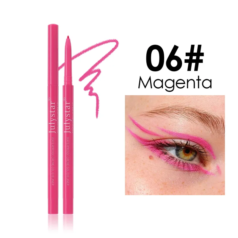 1PC White Matte Eyeliner Gel Pen Long Lasting Waterproof Eye Liner Pencil Mabilis na pagkatuyo Hindi-smudge Eye Makeup para sa mga Babaeng Cosmetics — image 17