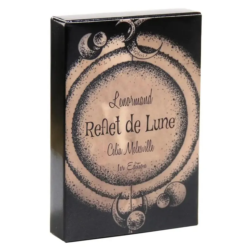 Lenormand Reflet De Lune Lenormand Kort Tarotkort Däck Oracle Kortspel för vuxna Roliga Vuxna Spel Festmaterial Present