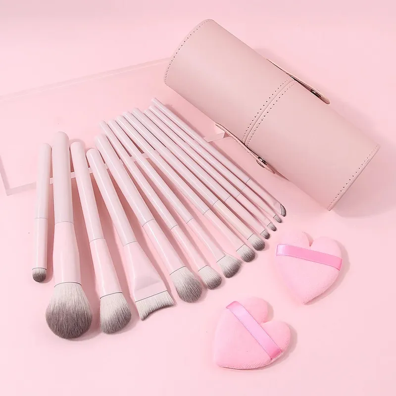 Professional Makeup Brush Set Foundation Blush Eyeshadow Eyebrow Contour Powder Brush Complete Makeup Tools Kit Travel Essent