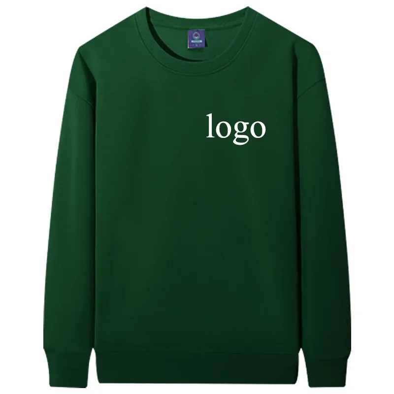 Customized Round Neck 60% Cotton Hoodies Men Fashion Printed Loose Long Sleeve Pullover Women Personality Streetwear Sweatshirts — image 11