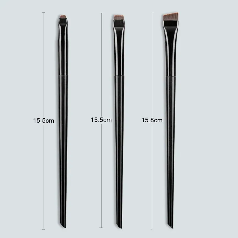 3Pcs/set Blade Eyeliner Brushes Eyebrow Brush Portable Flat Fine Eye Liner Brow Contour Makeup Brush Make Up Tool Wholesale 2025 — image 4