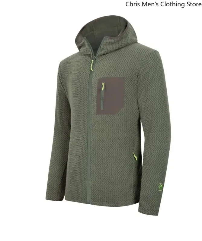 High-quality Men's Zipper Coats for Fall/winter Fashionable and Versatile Warm Hooded Coats Casual Sports Fitness Sweatshirts — image 6