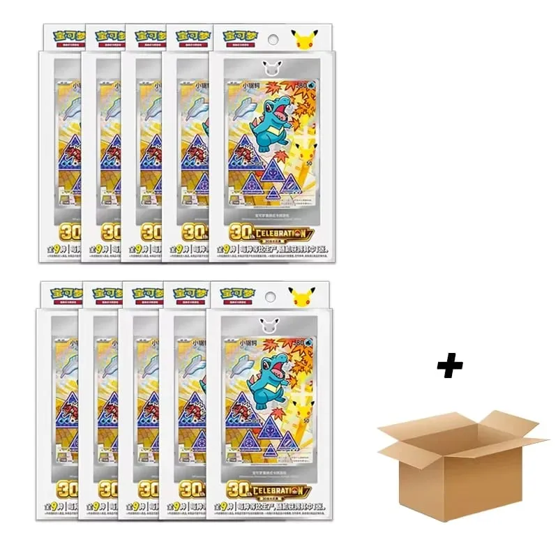 Original Pokemon 30th Anniversary Vol.1 Vol.2 Vol.3 Original Partner Special Illustration Set Gift Box PTCG Collectible Cards — image 17