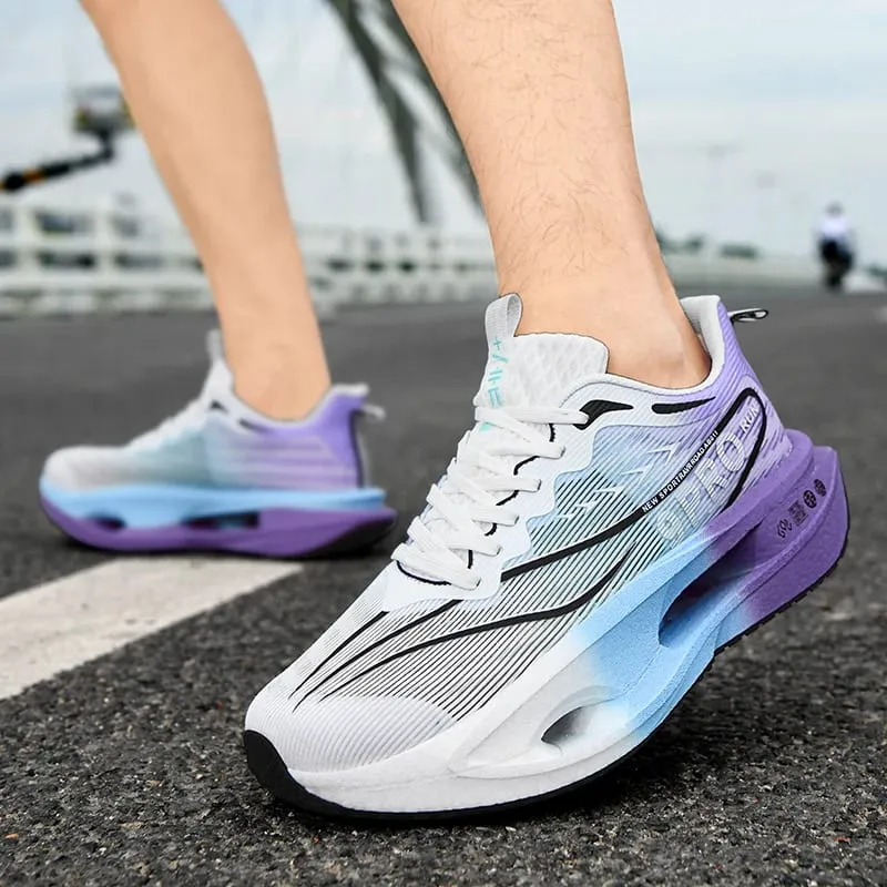 Men Running Shoes Cushion Stable Lightweight Sport Shoes Mesh Breathable Casual Sneakers Women Non-slip Outdoor Athletic Shoes — image 4