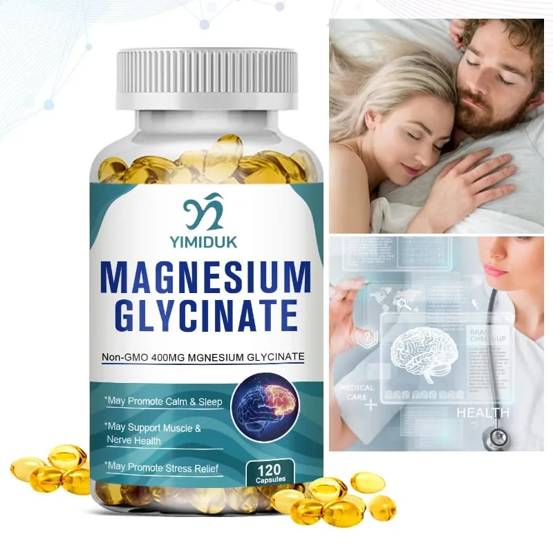 ซื้อ 1 แถม 1 ฟรี! อาหารเสริมแมกนีเซียมไกลซิเนตบริสุทธิ์สำหรับการนอนหลับลึกและบรรเทาความเครียดช่วยผ่อนคลายกล้ามเนื้อและระบบประสาท — image 6