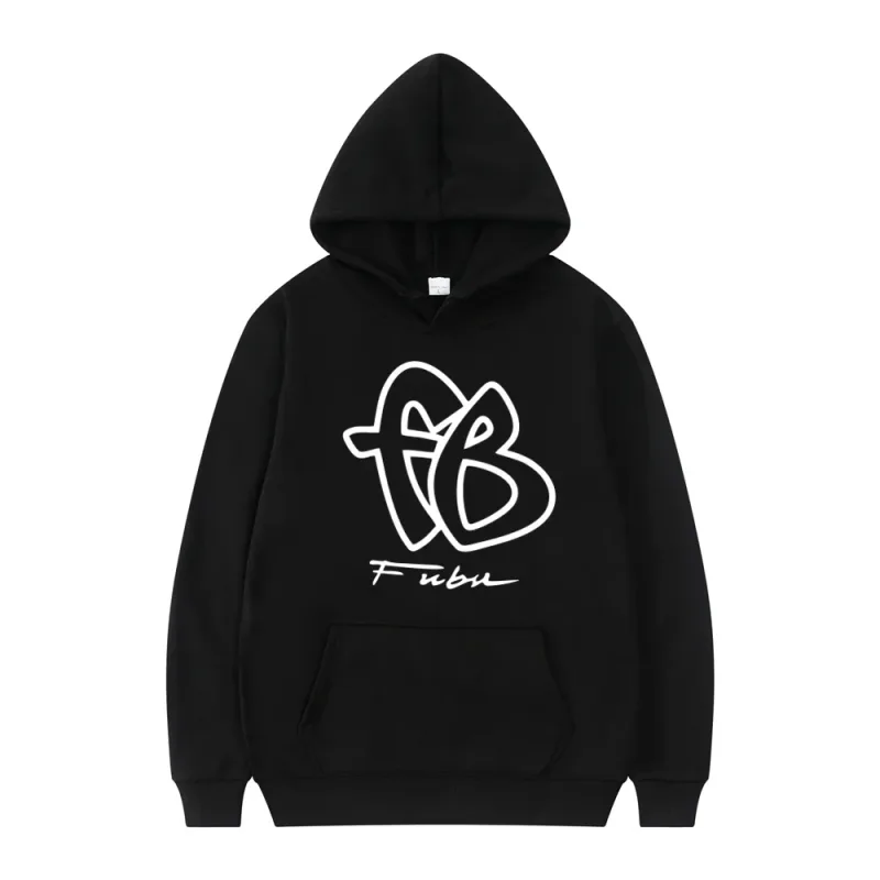 Autumn and Winter Fubu Fb Hoodie, High-quality Men's Hoodie, Fashionable Unisex Streetwear, Men's Casual Pullover