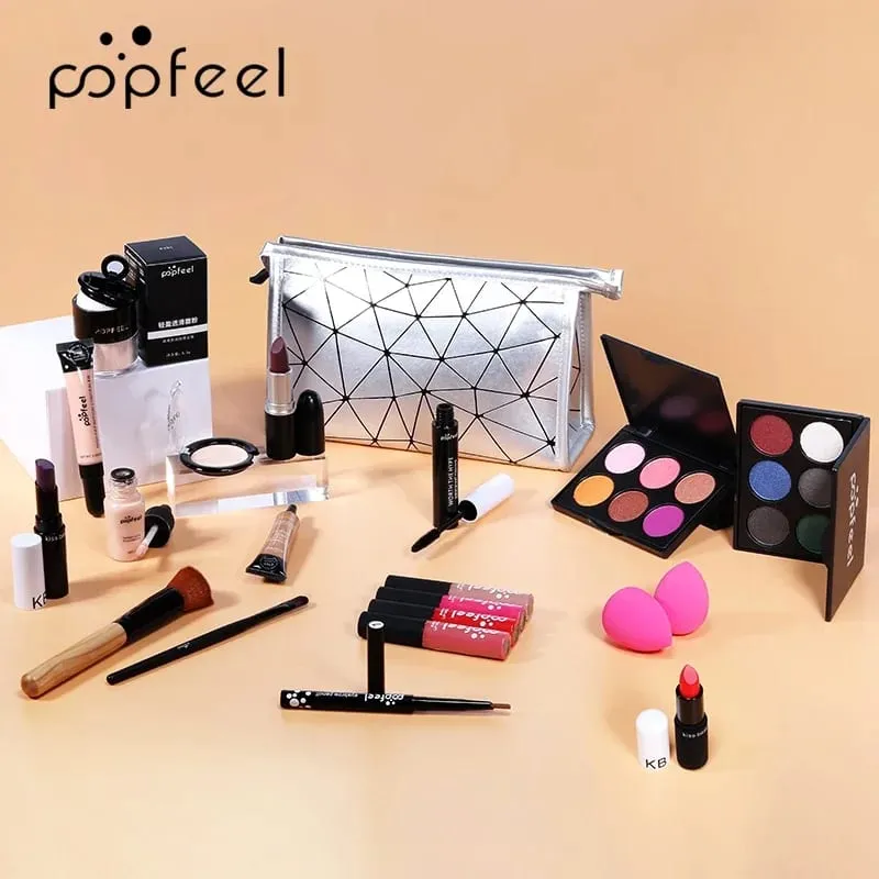 Professional Makeup Kit For Girl Eyeshadow Cream Make up Bag Concealer Blush Lip Gloss Lipstick Makeup Brush Women Make-up Set — image 6