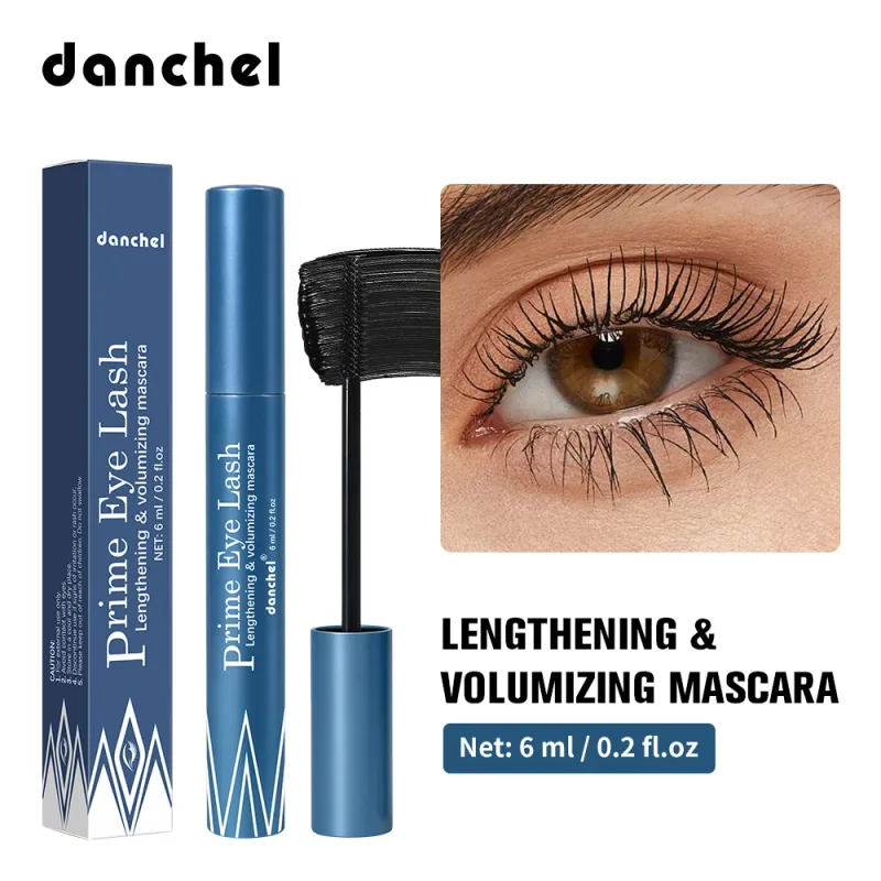 Lengthening & Volumizing Mascara Water-Resistant Long-Lasting Nourishing Strengthen Mascara Glossy Natural Finish Eye Makeup