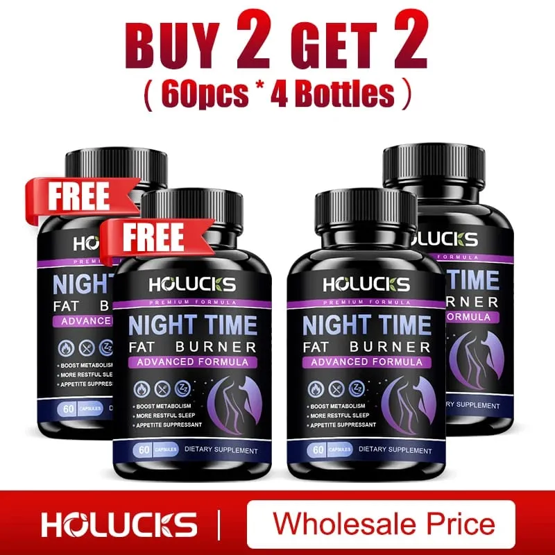 Buy 1 Get 1 Free! Pure Night Time Fat Burner Supplement for Balances Hormones Reduces Stress Eating & Restful Sleep Relax — image 11