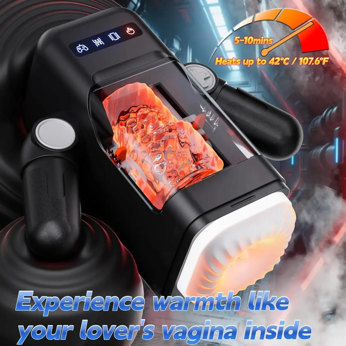 Upgrade Handle Thrusting Vibrating Speeds Sex Automatic Men Machine Masturbator Cup Blowjob Adult Sex Toys for Men Male — image 4