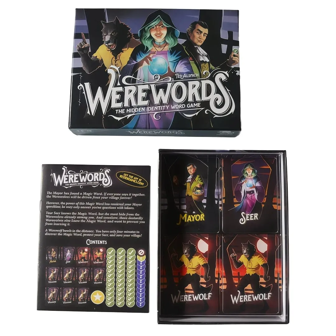 "Hidden Identity Word Board Game Werewolf-Style Word-Guessing Game Interactive Card Toy for Multi-Person Gatherings" Card Game Board Game Ideal for Family Gatherings Gift — image 1