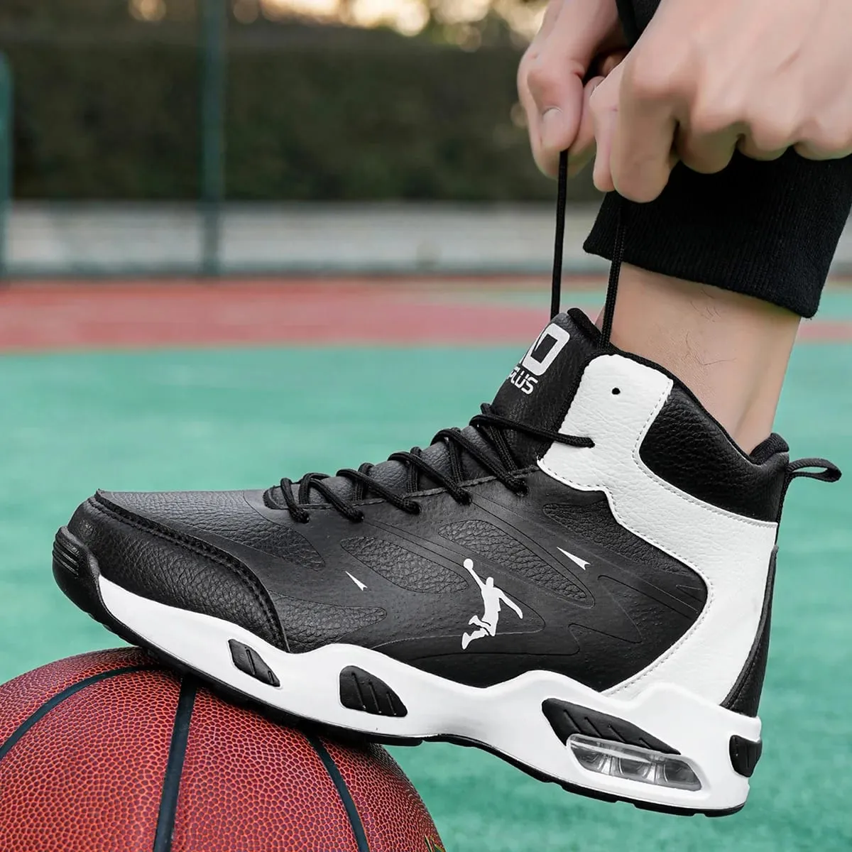 Men's High-Top Basketball Shoes Fashion Air Cushioning Comfortable Non-Slip Breathable Shock-Absorbing Outdoor Activities Sneake — image 4