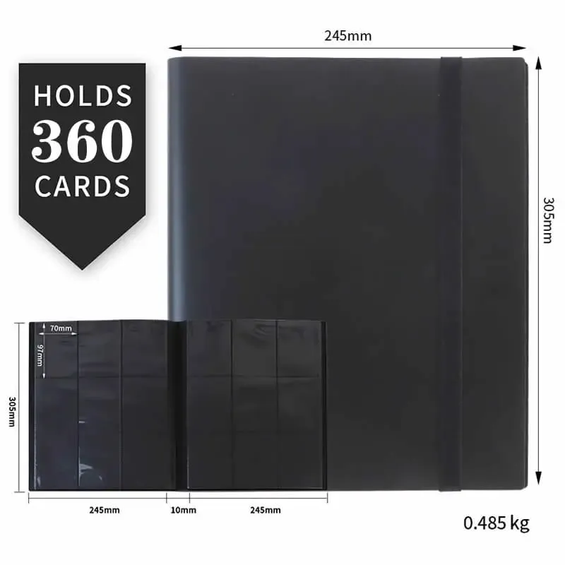 NEW Cards Albums 160/360 Capacity Pocket Holder Binders Protector Sleeve For Pokemon Yugioh Baseball Football Sports Game Card — image 3