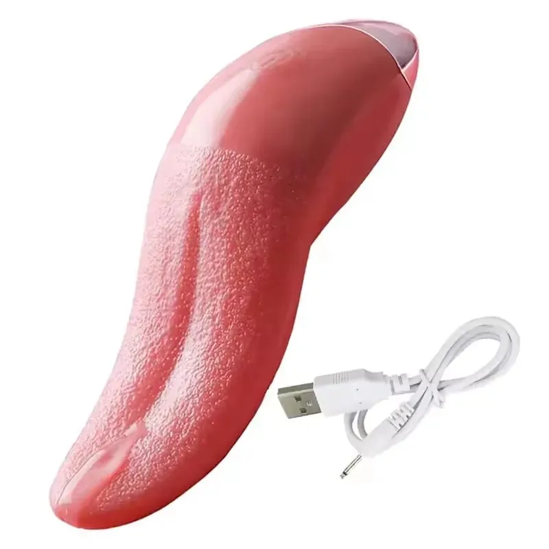 Rose Licking Realistic Tongue Vibrator G-spot Nipple Vagina Stimulator Clitoral Massager Thrusting Dildo Adult Sex Toy — image 9