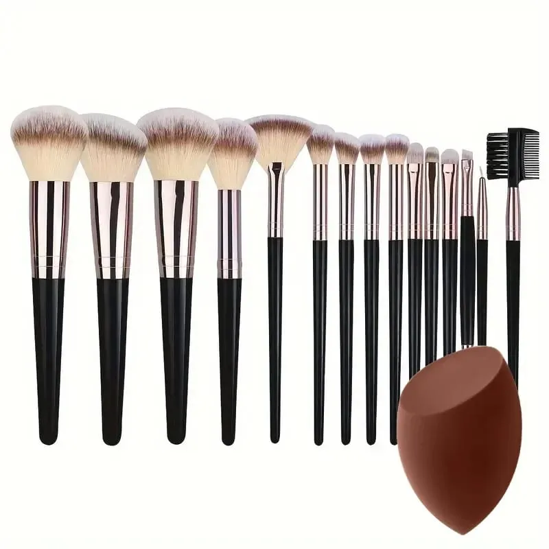 Professional 3-20PCS Makeup Brushes Set Soft Fluffy Foundation Eyeshadow Concealer Blending Kabuki Women Beauty Tool — image 15