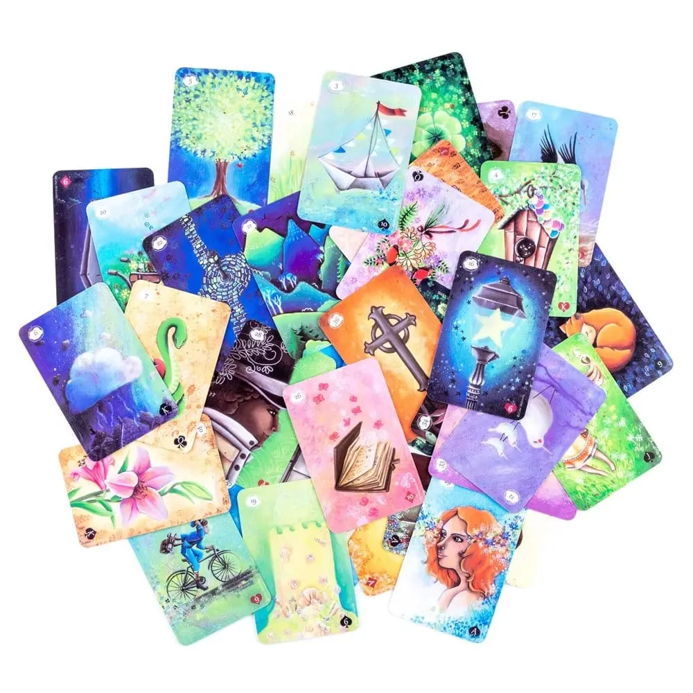 Tanis Lenormand by Celia Melesville Spirit of the animals Light Visions Tarot Messages From Your Angels oracle deck — image 3