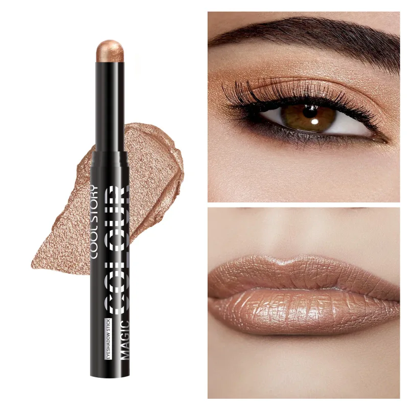 2 in 1 Eyeshadow Lipstick Stick Pencil Waterproof Glitter Brighten Matte Eye Shadow Makeup Pigment Eyeshadow Pen — image 28