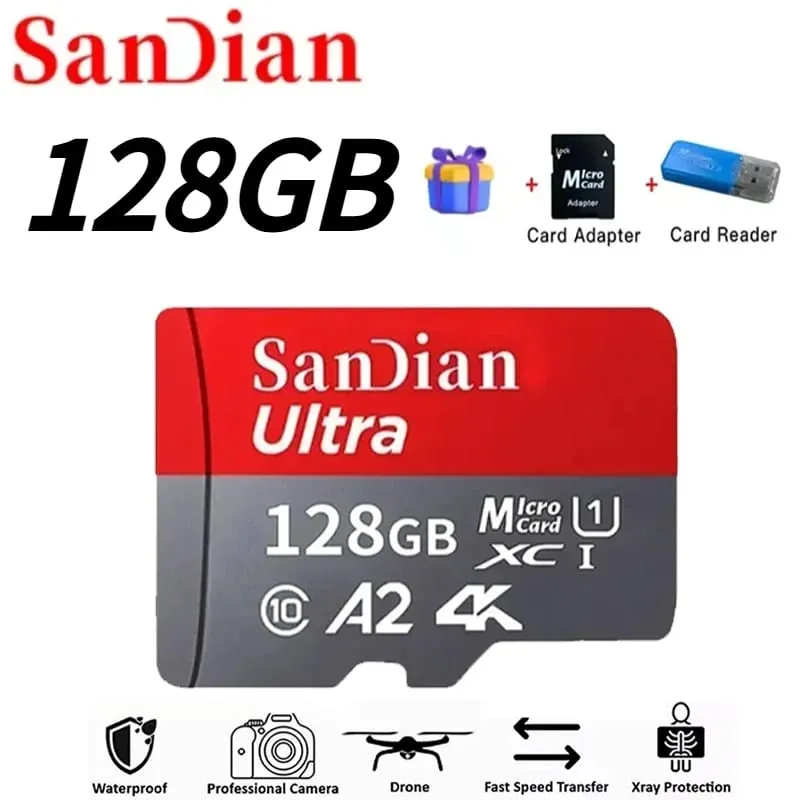 High-Speed 128GB Micro TF Card Class10 256GB Flash Card 512GB Memory Card for Smartphone Tablet — image 19