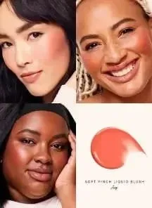 Bộ trang điểm Rare Beauty dạng lỏng nổi bật Giữ ẩm và không bị khô Phấn má hồng dạng kem Lustrous Moist Nature Liquid Blush