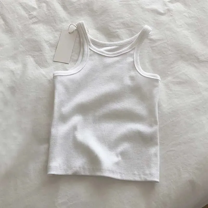 2024 Canotte da donna Canotte sexy ritagliate Top femminile Canotta estiva da donna Camis Abiti sportivi bianchi neri per le donne