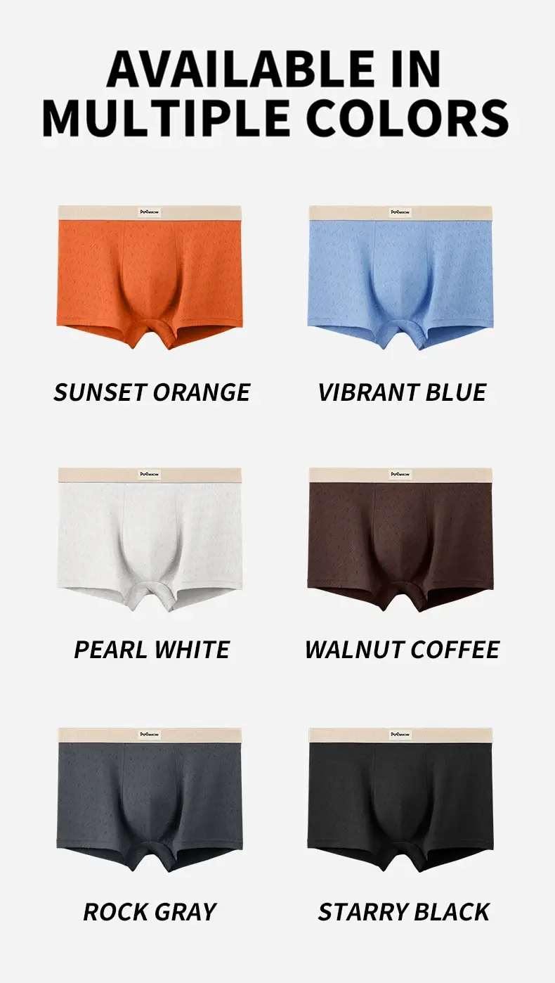 MiiOW 3Pcs Cotton Men Underwear 10A Antibacterial Crotch Men's Panties Breathable Mesh Man Underpants Softness Mens Boxer Briefs — image 13