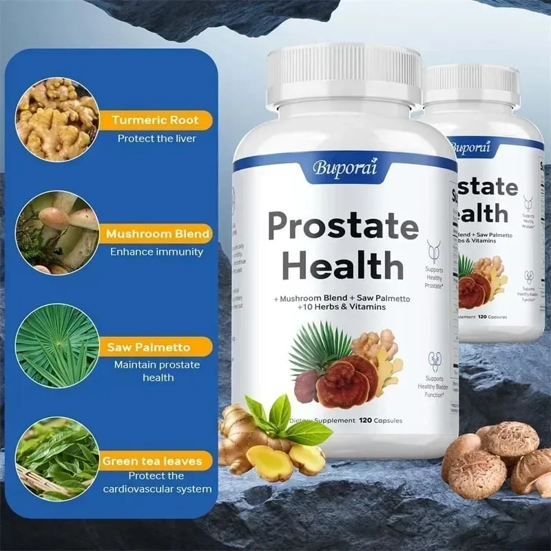 Prostate Health - Prevents Hair Loss Antioxidant Bladder Control Supports Urinary Tract Health Improves Immunity — image 6