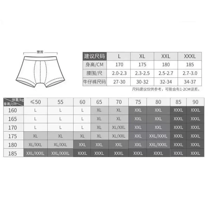 Men's Panties Male Underpants Man Pack Shorts Boxers Underwear Slip Homme Calzoncillos Bamboo Hole Large Size — image 5