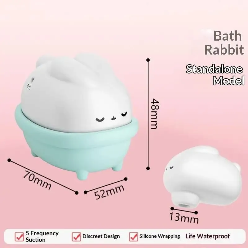 Vibrating Egg Massager Cute Rabbit Pussy Clit Sucking Vibrator G-spot Clitoral Stimulator USB Rechargeable Adult Sex Toy — image 6