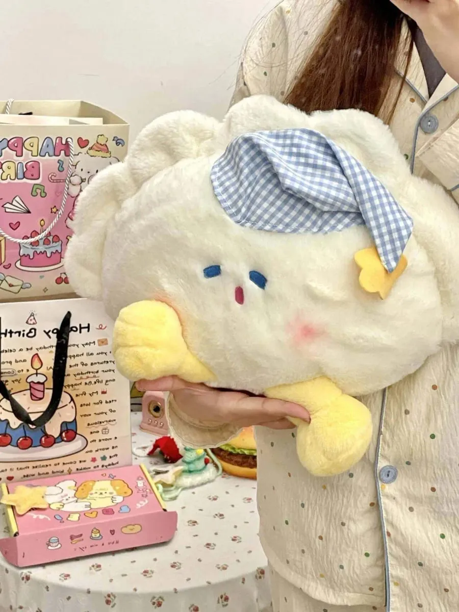 20cm Dumpling Plush Pillow Fluffy Soft Stuffed Toy Home Sofa Bedroom Decoration Comfort Sleeping Companion Kawaii Gift For Women — image 11