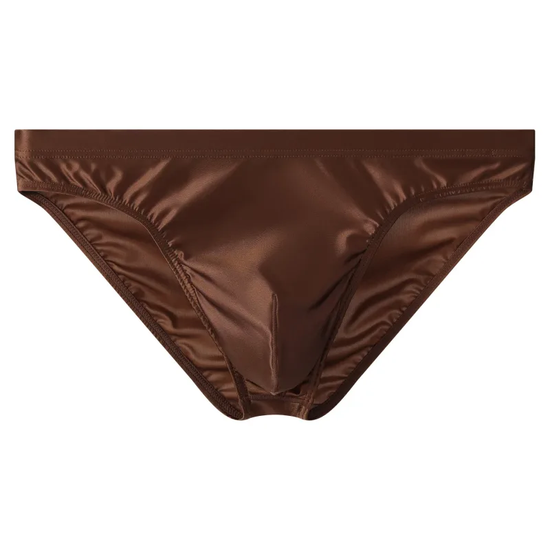 Briefs Mens Underwear Cueca Slim Nylon Panties For Man Brief Shorts Homme Ropa Solid Low Waist Underpants Male Plus Size M-XXL — image 9