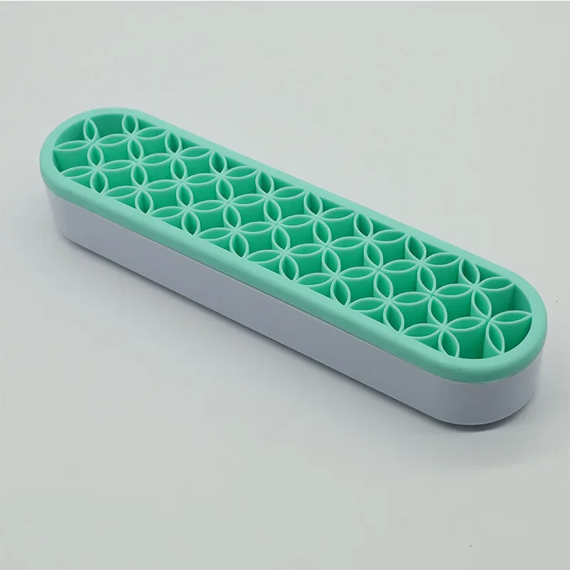 High Quality Storage Box Painting Pen Holders Silicone Storage Box Makeup Brush Holder Organizer Box for Brushes — image 13