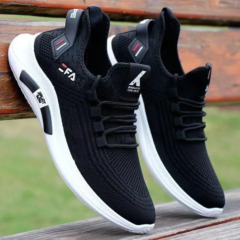 2025 Men Casual Shoes for Outdoor Comfortable Air Mesh Shoes Summer Breathable Men Loafers Wide Slip On Walking Shoes Men — image 3