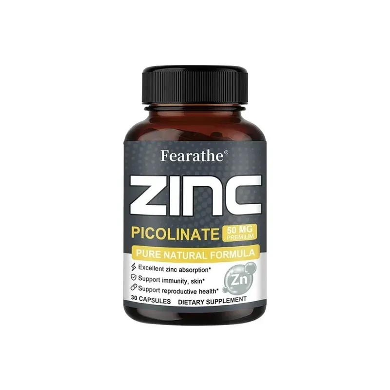 Zinc 50 Mg - High Potency Pure Zinc Supplement Boosts Immune Function Promotes Healthy Skin and Promotes Bone Marrow Health