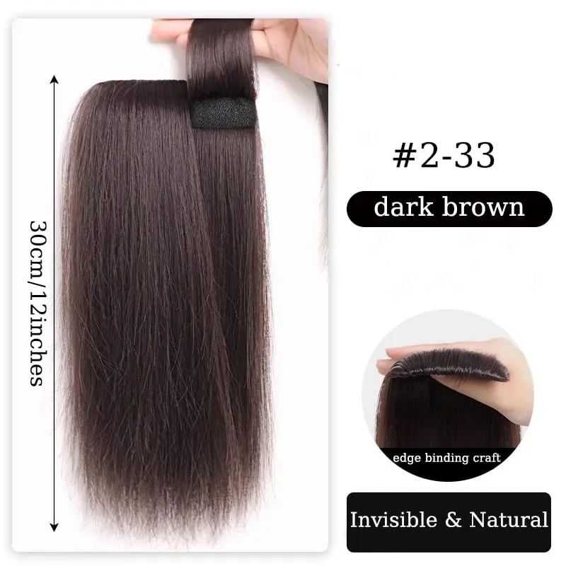 Synthetic Hair Extensions Volume Hair Pad Wig Clip-in Root Lifter Pad Hairpiece with Sponge Invisible Hair Pad for Women Wear — image 13